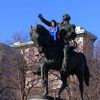 [UPDATE] Happening Now: Superman Mounts Horse At Union Square